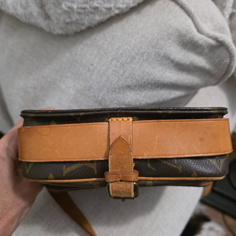 Bundle: LOUIS VUITTON Monogram Mini Cartouchiere Crossbody Bag And Long Wallet - Picture 4 of 16